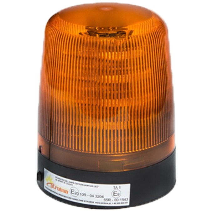 Girofar LED 12-24V 16 LED-uri de 3W 4 ani Garantie - Pridere fixa cu 1 punct (ax) de prindere